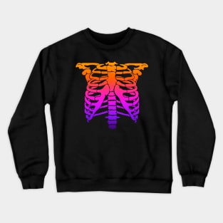 Skeleton Rib Cage ✅ Halloween Crewneck Sweatshirt